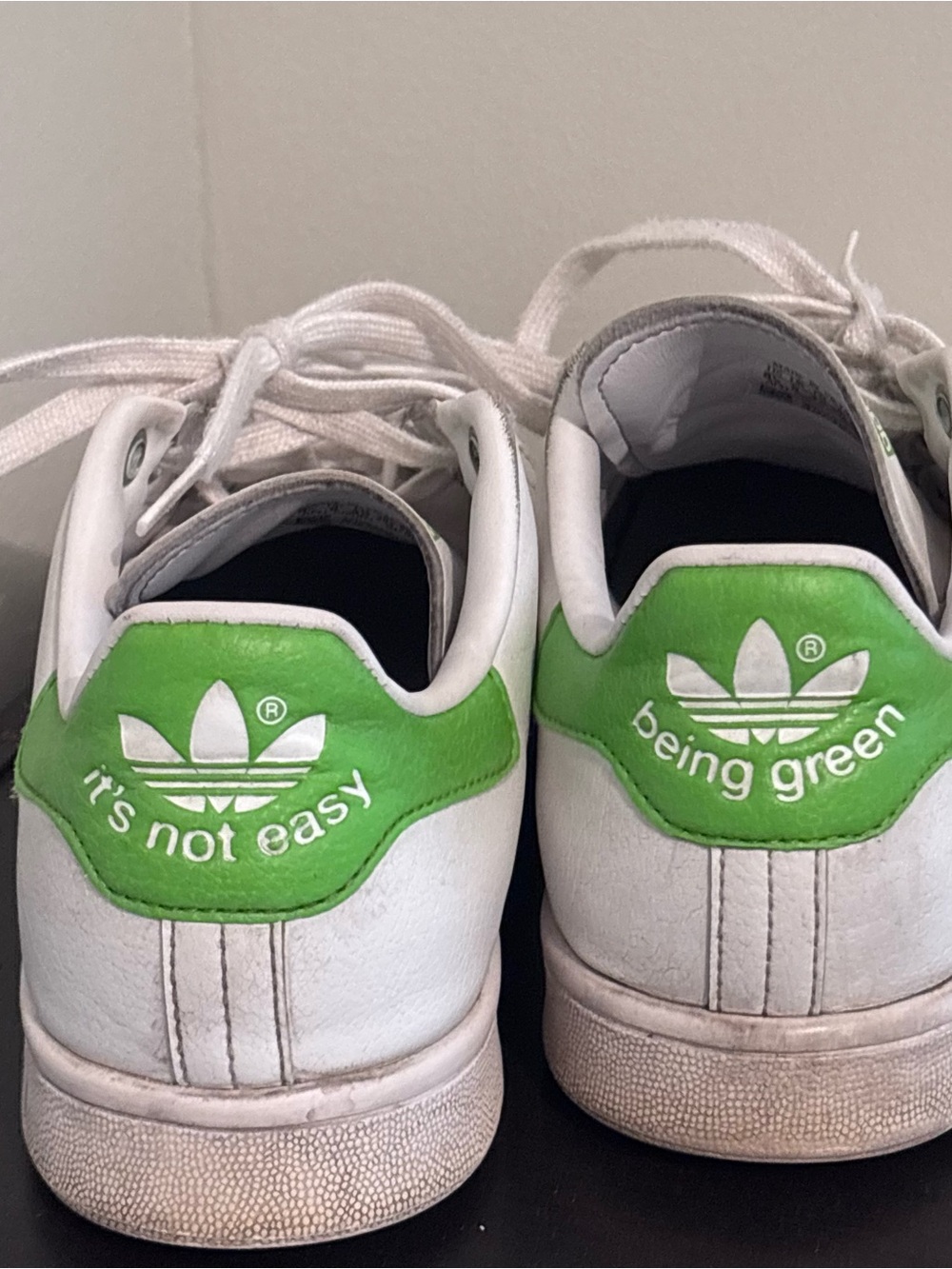 Adidas Stan Smith Kermit D. Frog Green Sneakers Men's Size 8.5 - Picture 5 of 8